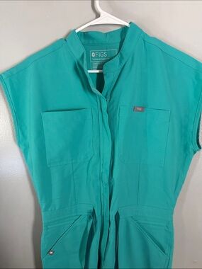 Figs Teal Jumpsuit Romper